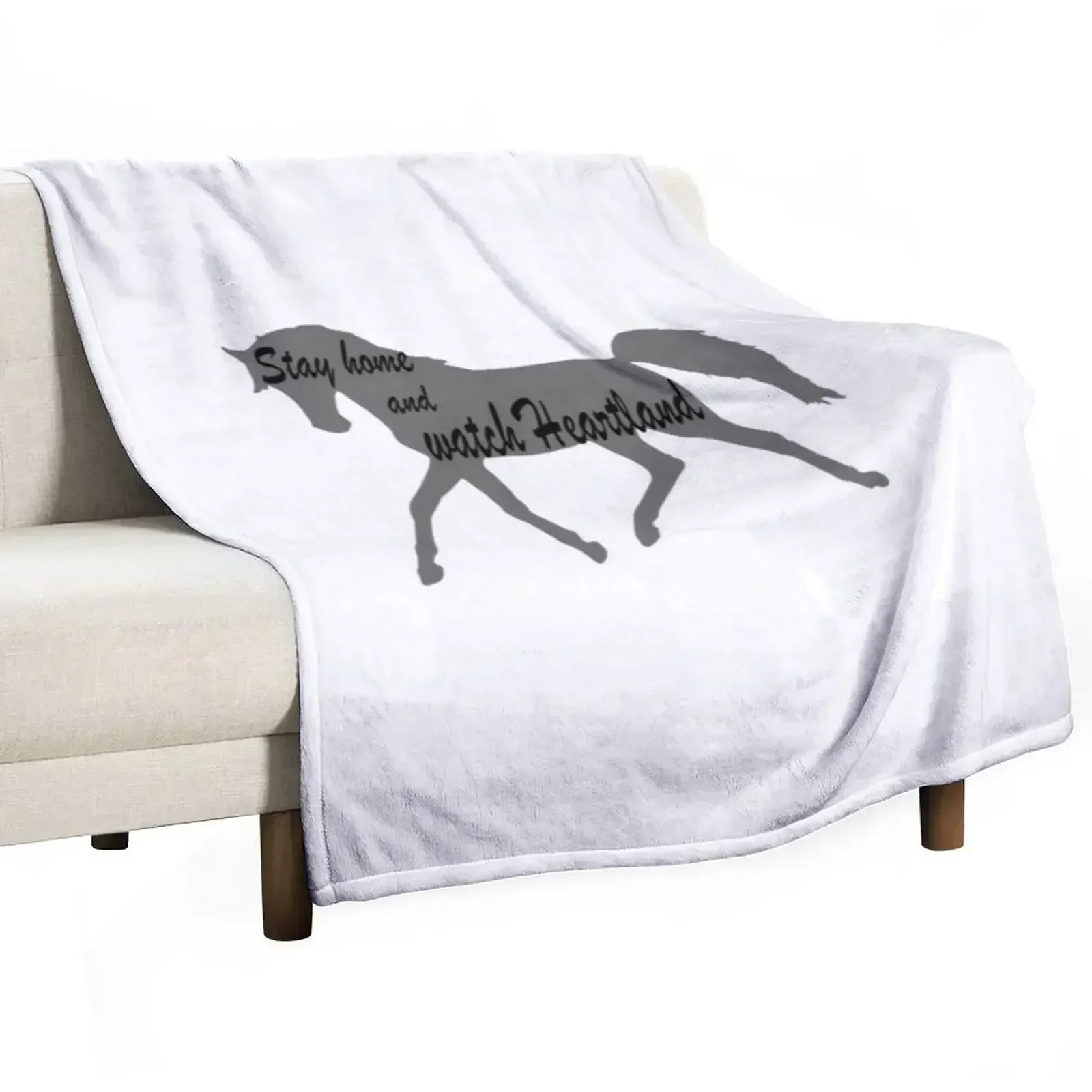Stay home and watch Heartland Throw Blanket Softest Travel Multi-Purpose Bed linens blankets and throws Decorative Sofa Blankets