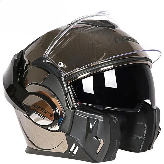 Motorcycle Helmet Flip up Full Face double lens Original Racing Man Woman capacete  with free anti-fog system