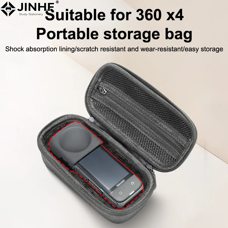 Custodia per Insta360 X4 Custodia da trasporto portatile Mini custodia per fotocamera a prova di caduta per accessori per fotocamera Insta360 X4