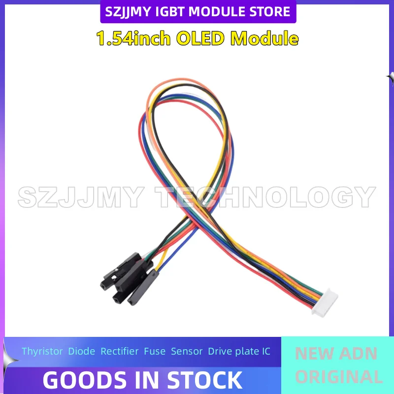 1.54-inch OLED black and white/blue display module SSD1309 chip SPI/I2C communication  NEW ORIGINAL IN STOCK