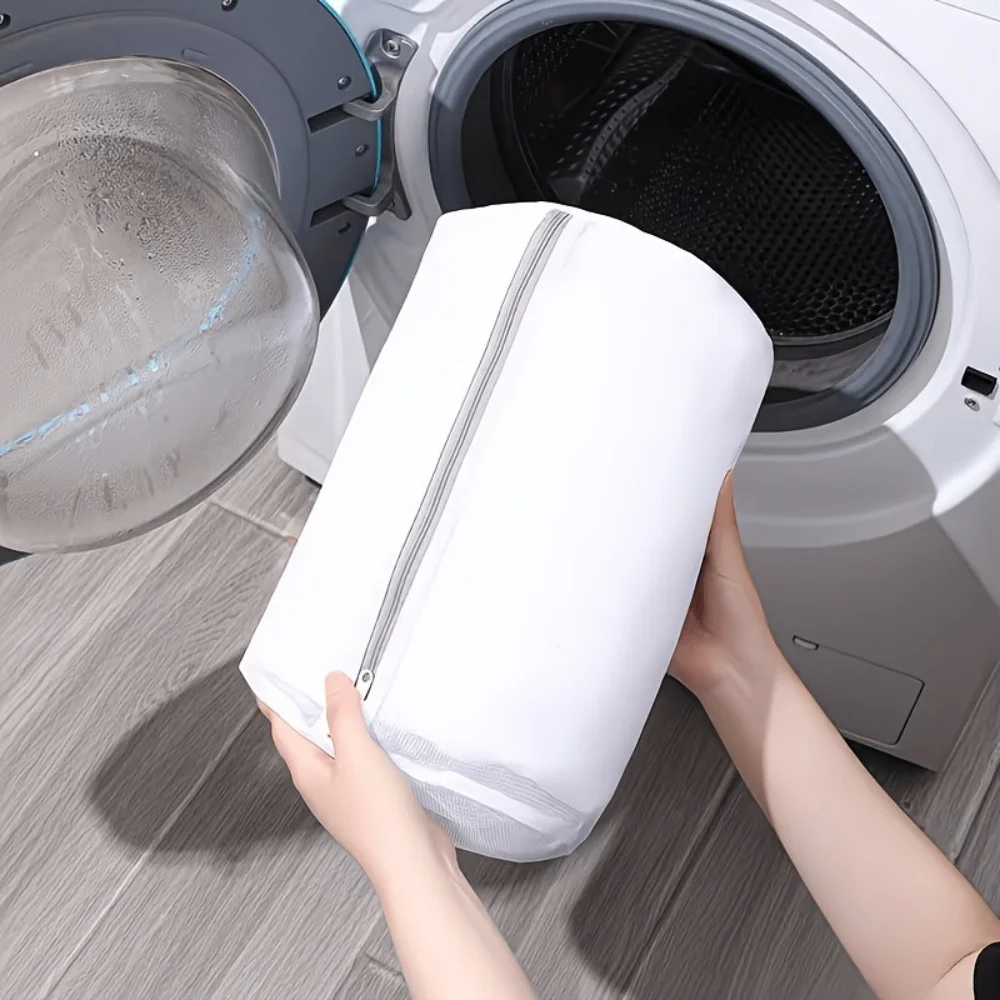 360° Versatile Shoe Washing Bag-Durable Mesh Laundry Bag for Sneakers Running Shoes Socks & Bras with Zipper Closure Laundry Bag