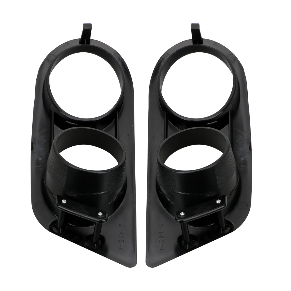 1 Pair Surround Air Duct For BMW E46 M3 2001-2006 Car styling Front Bumper Car Fog Light Covers Dual Hole