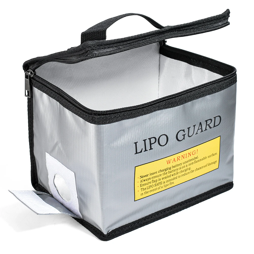 يبو الحرس حقيبة السلامة مقاومة للحريق واقية من الانفجار المحمولة يبو حقيبة السلامة 215*145*165 مللي متر ل RC FPV سباق الطائرة بدون طيار بطارية السيارة آمنة