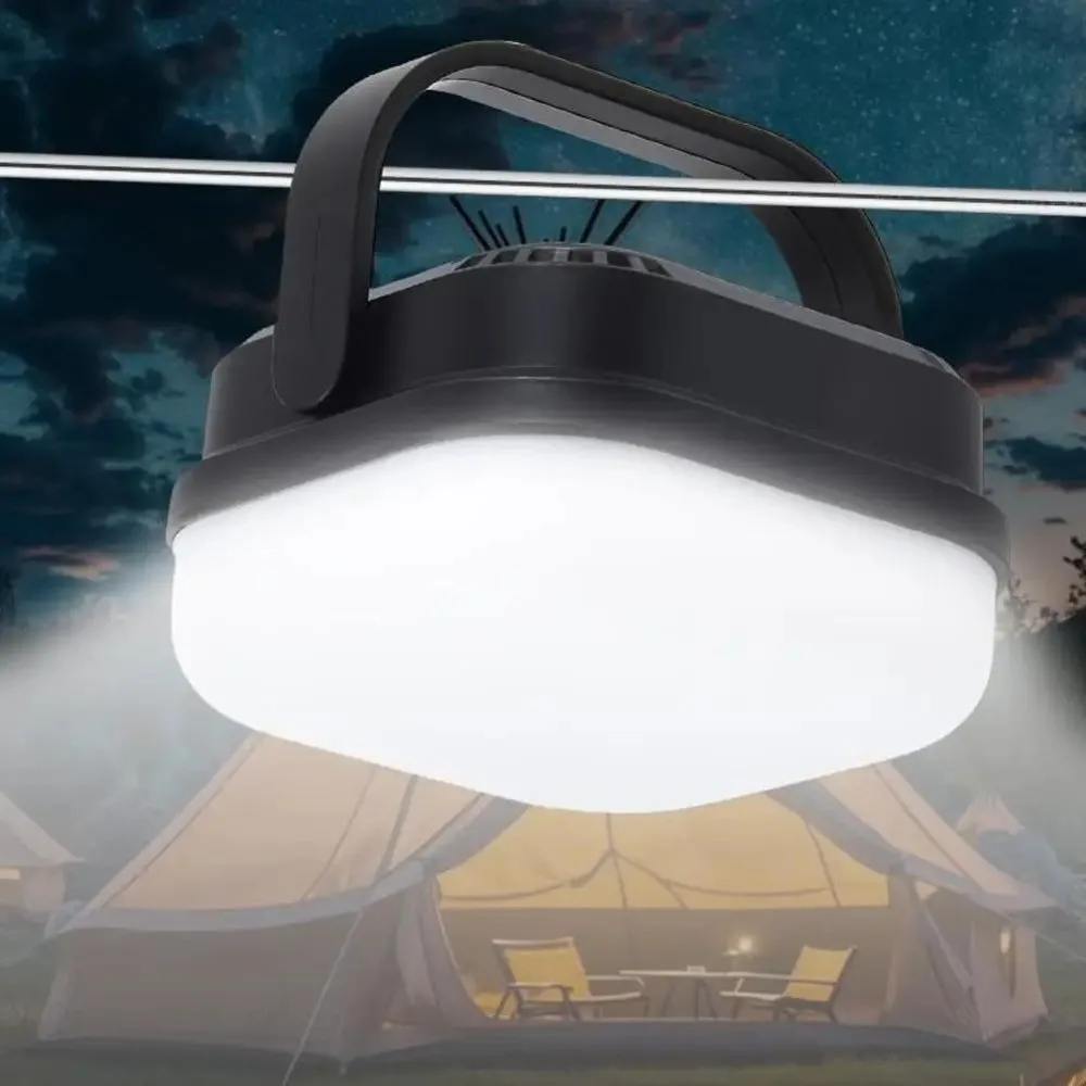 

Mini Camping Lantern Three Settings Waterproof LED Work Light Adjustable Brightness USB Rechargeable Hanging Lamp Outdoor