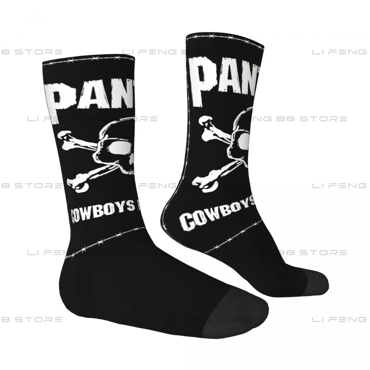 Pantera Rock Art Skull Unisex Winter Socks Hiking Happy Socks Street Style Crazy Sock