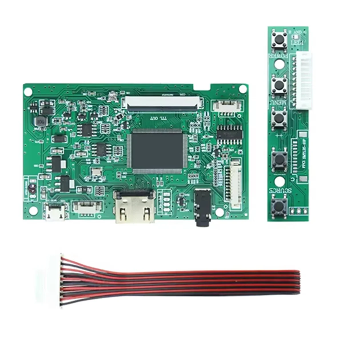 A20M Driver Board LCD Screen Controller -Compatible for 800x480 TTL 50Pin Innolux AT070TN90 AT090TN10 AT070TN93 AT080TN52