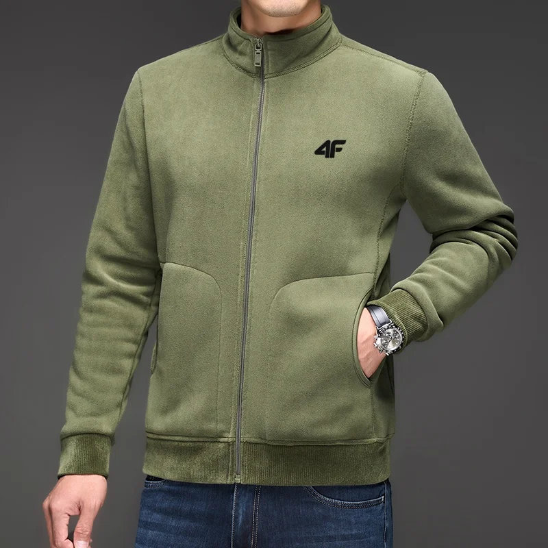 Men's new Thick Dralon Jacket luxury brand exquisite embroidery high-quality warm and comfortable sports and leisure jacket