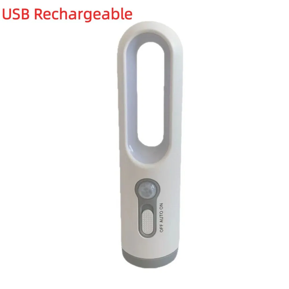 USB Rechargeable Motion Sensor Night Light Multifunctional 2 Modes Motion Sensor Light Soft Lighting Flashlight Reading Lamp