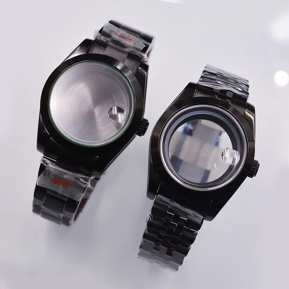 

PVD Watch Case steel strap 39mm Fits NH35 NH36 ETA2836 2824 Miyota 8205 8215 821A DG2813 3804 movement sapphire glass