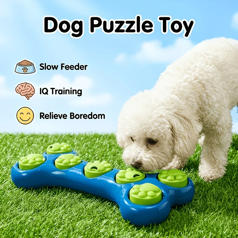 Toys for Relieving Dog Separation Anxiety,Treat-dispensing Puzzle Feeders, Anti-choke Slow-eating Bowls and Food-hiding Training