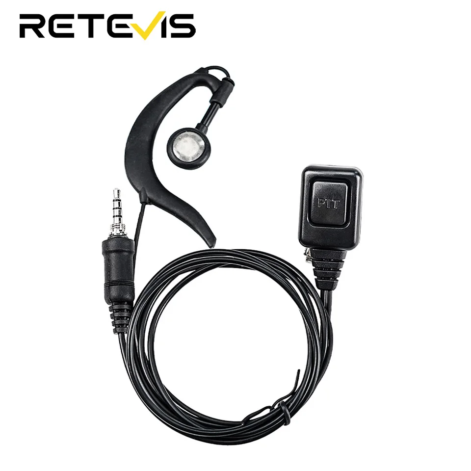 

Retevis EEY003 наушник рации 3,5 мм 1-контактный рация ушной крючок аксессуары для морского радио для Retevis RM15 RM01 RA26