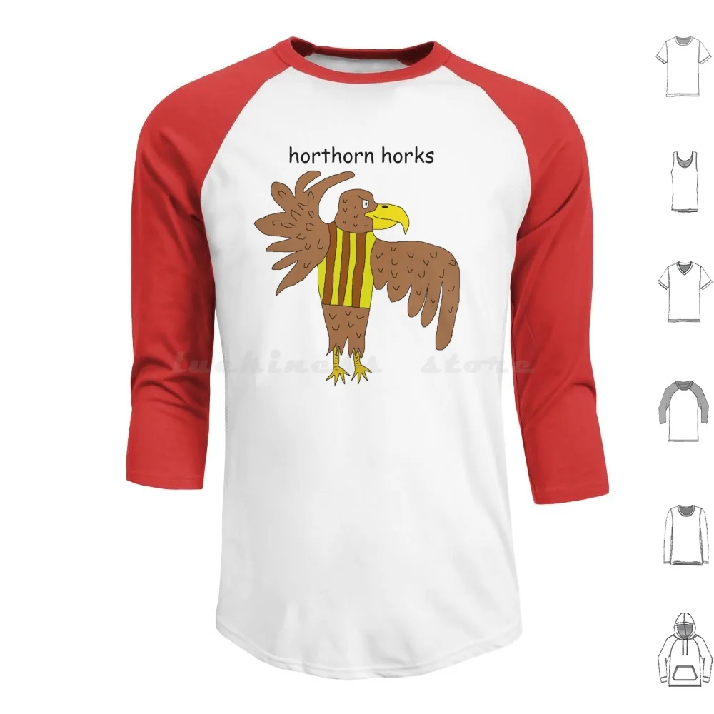 Horthorn Horks Hoodie cotton Long Sleeve Afl Hawks Hawthorn Hawks Football Aussie Rules Horks