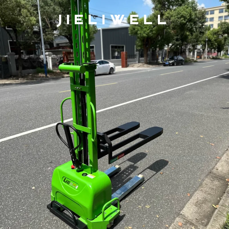 Low Price New Semi Electric Stacker Forklift 500kg 700kg 1.3m 1.5m Self-Loading Stacker Electric Forklifts