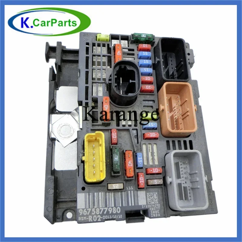 1X Fuse Box Assembly for Peugeot Berlingo Partner 308 408 607 Expert Jumy Citroen C4 BSM R04 9807028780 9664706180 9675878280