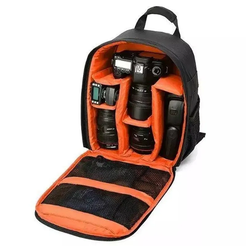 Waterproof DSLR SLR Camera Backpack Digital Camera Bag Multi-functional Photo Drone Case for Nikon Canon Pentax Panasonic Sony