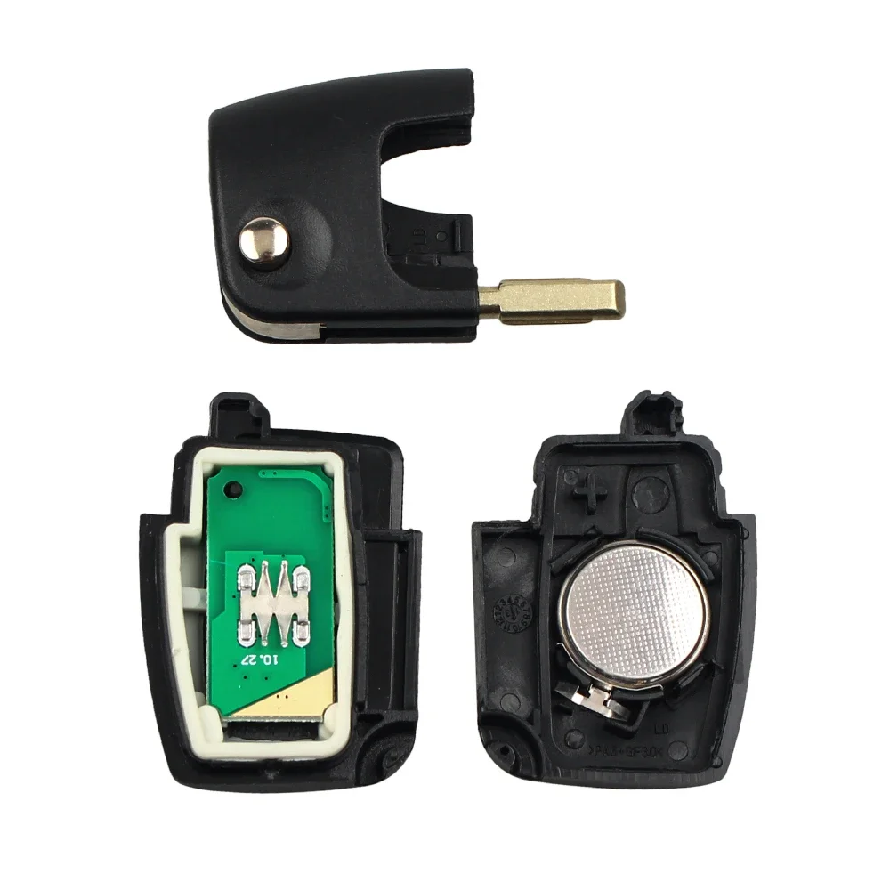 KEYYOU 3 Taste 433MHZ 4D60 Chip Auto Remote Key Für Ford Fusion Fokus Mondeo Fiesta Galaxy Automobil FO21 Klinge auto Flip Schlüssel