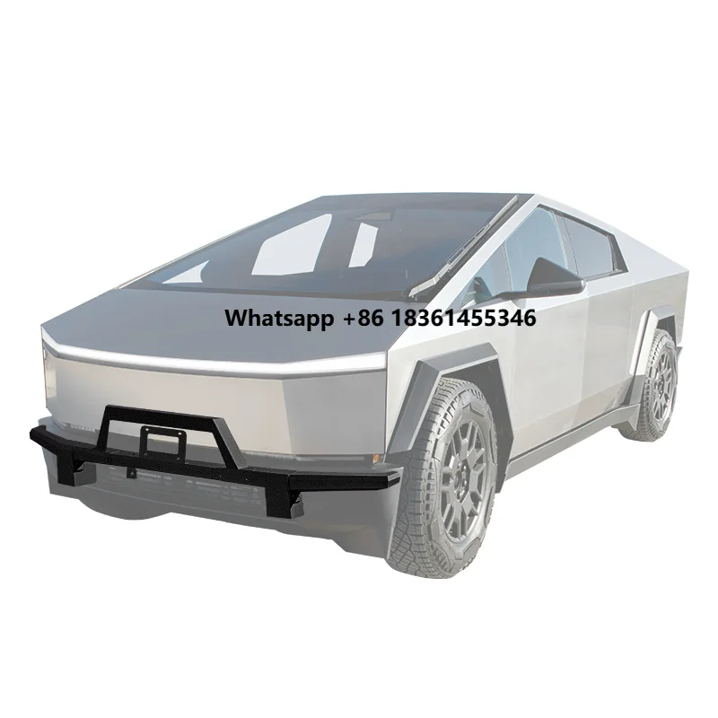 

For Black Steel Front Bumper Bar With Electrophoretic Spraying Outdoor Exterior Accessories