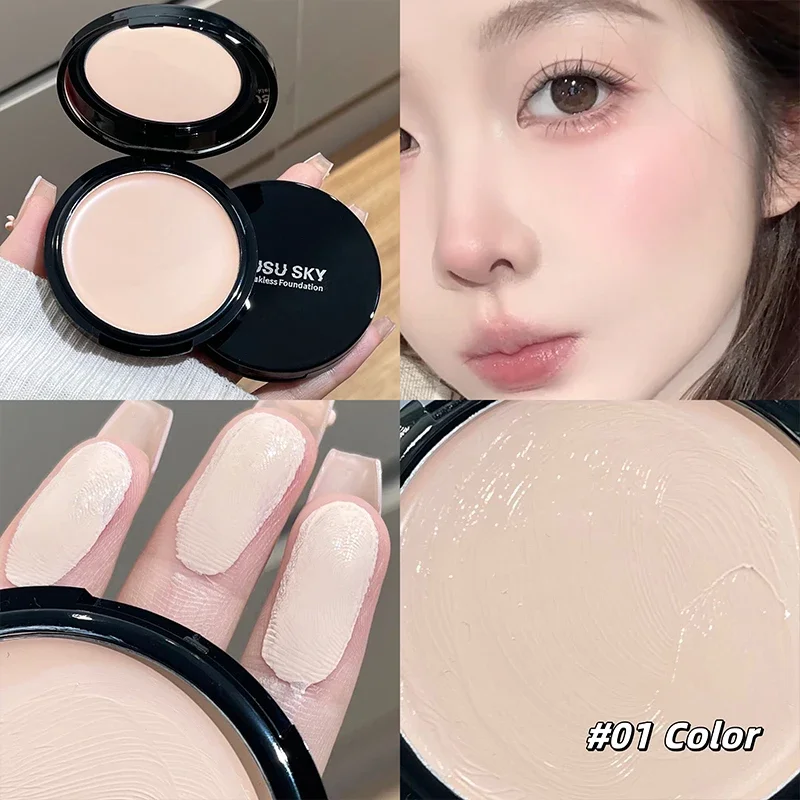 Soft Focus Cream Foundation Palette Silky Texture Moisturizing Concealer Long-lasting Makeup Brightening Modifying Dullness