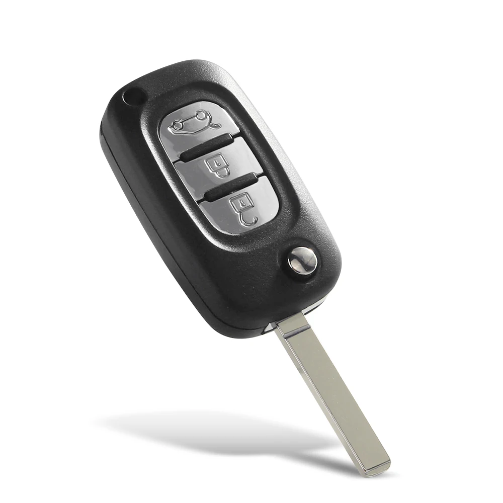 KEYYOU 1 шт. 2/3 кнопки чехол для ключа автомобиля для Renault Fluence Clio Megane Kangoo Modus авто ключ с лезвием NE73/VA2