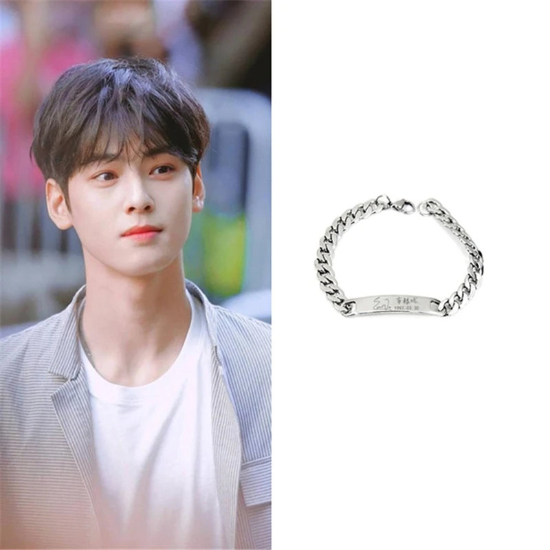 6styles Bracelet True Beauty Korean Drama Same MUN KA YOUNG 차은우 여신강림 Fashion new design key high quality jewelry