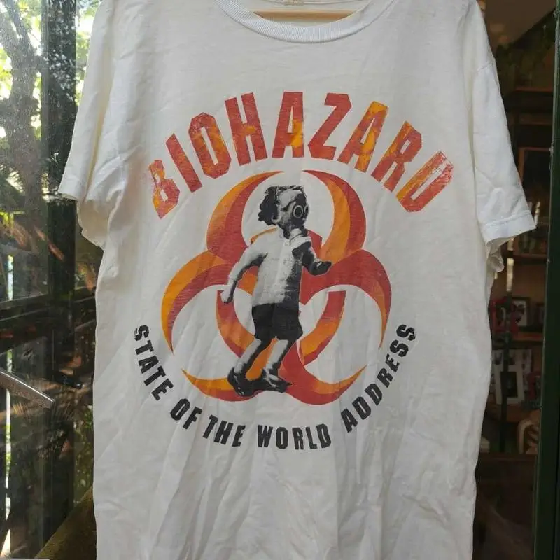 Biohazard Band White Cotton S 5Xl T Shirt Dm199