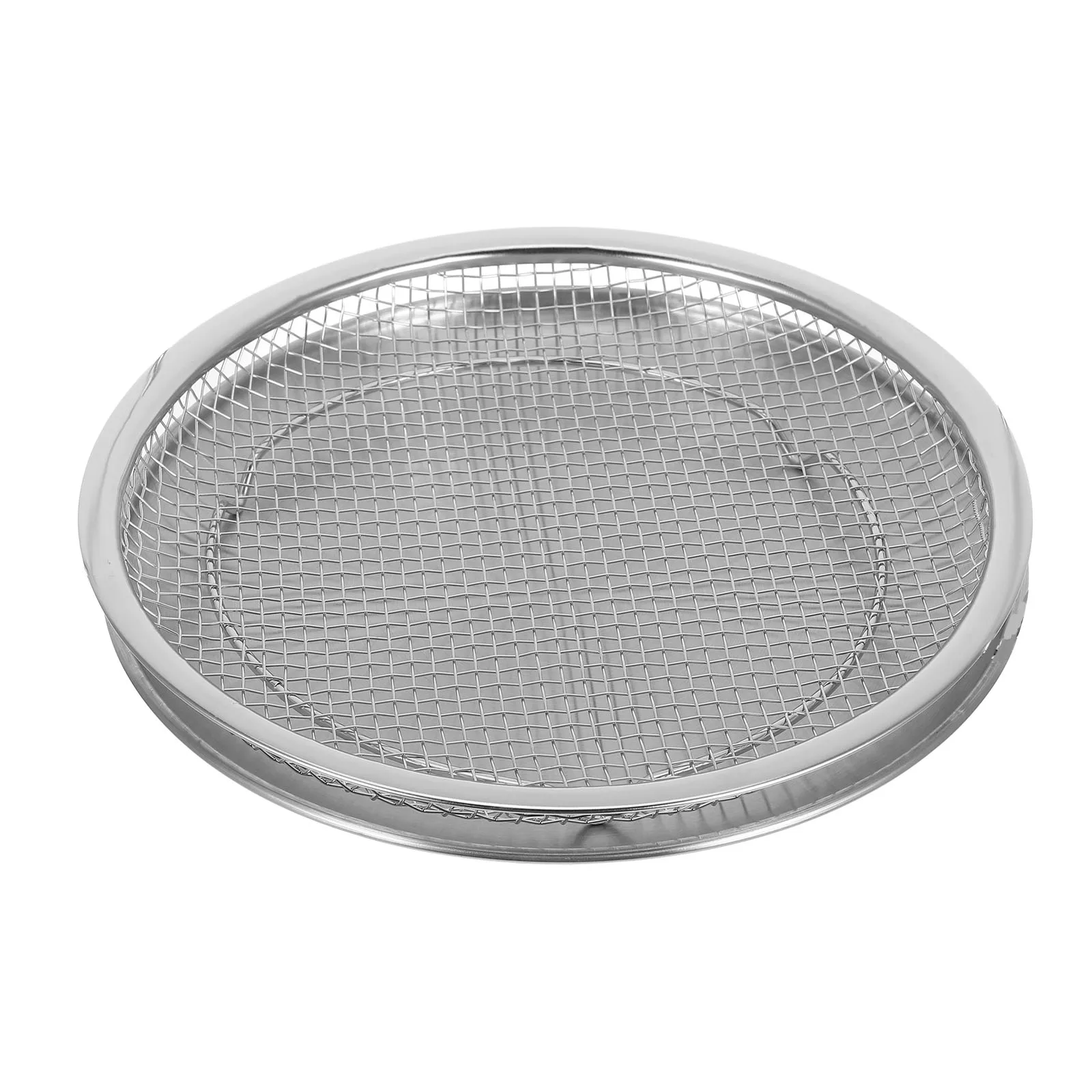 

Stainless Steel Oil Drain Rack Fry Basket Strainer Mesh Tray Kitchen Sink BBQ Silver Food Filter Draining Pan Steaming Pot Deep