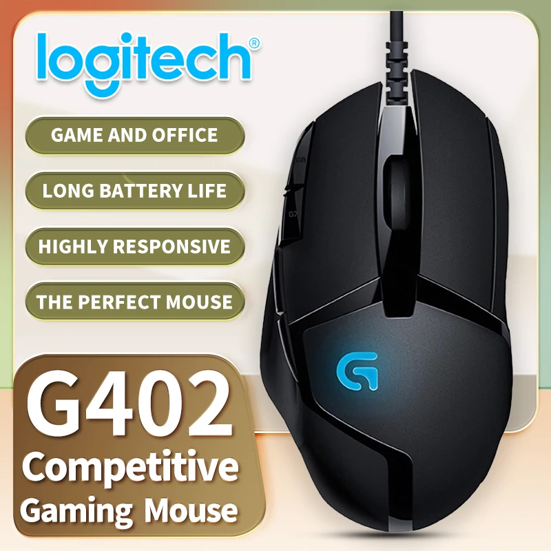 ماوس الألعاب السلكي Logitech G402، يجب اقتناؤه لـ CS:GO/League of Legends (League of Legends) وأجهزة الكمبيوتر المكتبية وأجهزة الكمبيوتر المحمولة