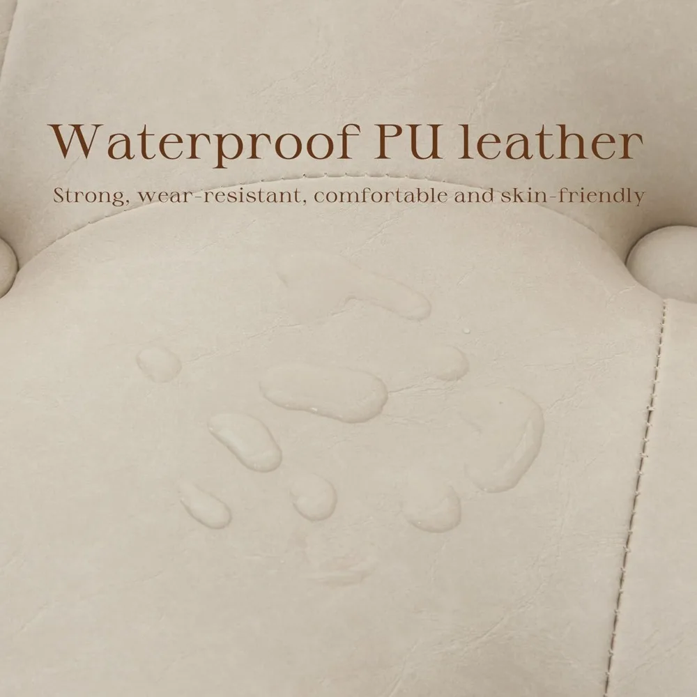 

Leather Ottoman with Storage, Upholstered Button Tufted Ottoman Foot Rest, Foot Stools, 24" Rectangle Ottomans, Customized