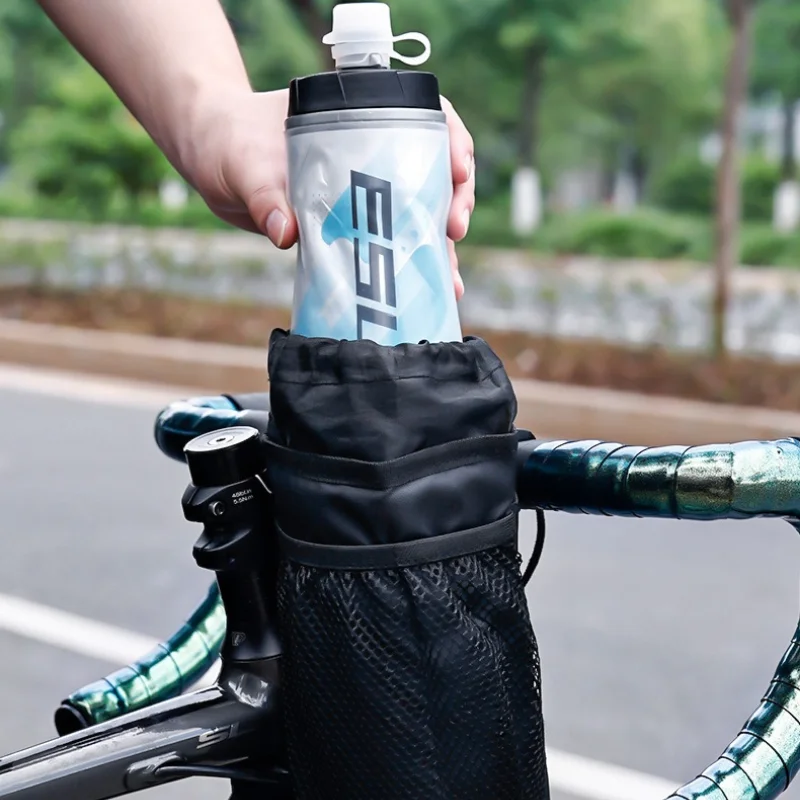 Bicycle Water Bottle Bag Large Capacity Road Bike Insulated Cycling Bag Waterproof Phone Bag Outdoor Mountain Bike Tool Bag