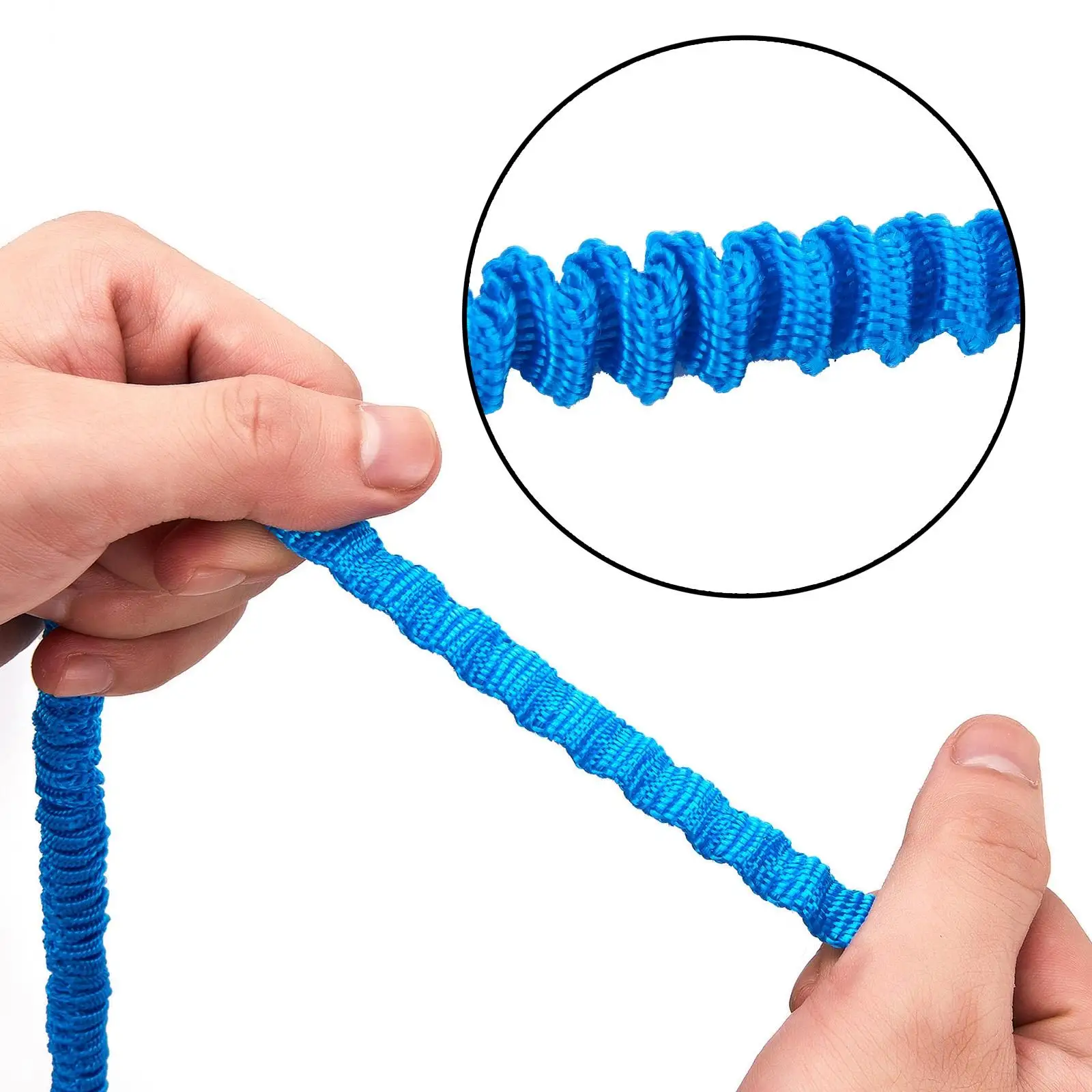 

Durable Kayak Paddle Leash Stretchable Boat Accessory Paddle Tether Cord for Canoe Kayaking Recreation