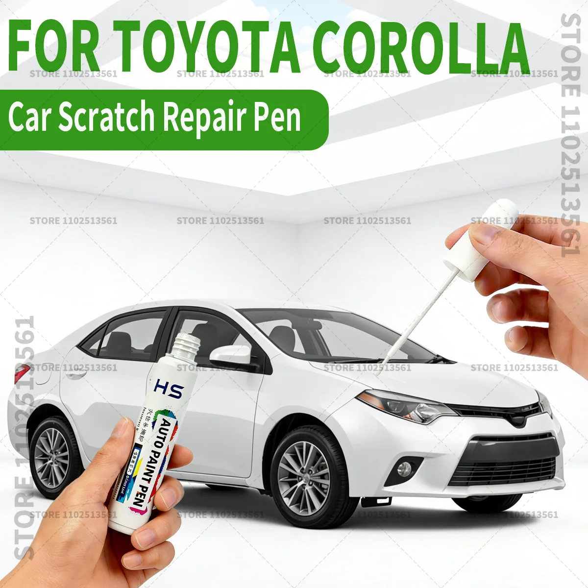 

Ручка-корректор для ремонта автомобильной краски Toyota Corolla: белая 070, серебристая 089, коричневая 1F7, желтая 4U3. Удаление царапин, аксессуары для авто DIY.