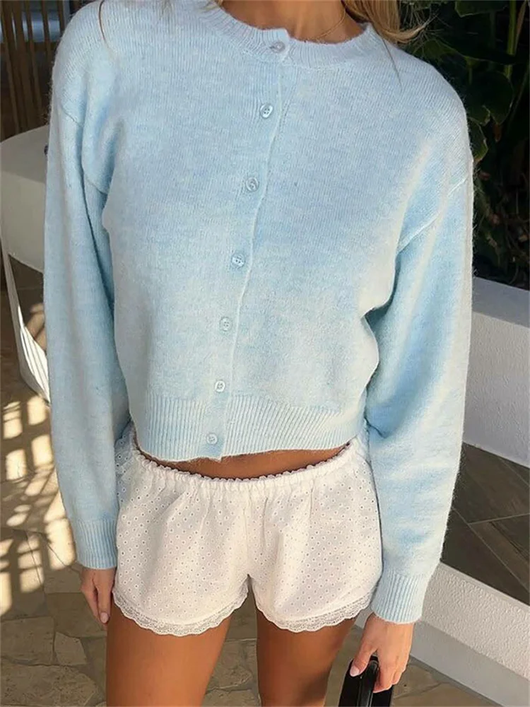 

Tossy Autumn Knit Sweater Cardigan For Women Long Sleeve Patchwork Fashion Solid Commute Top Female Casual Knitwear Cardigan New
