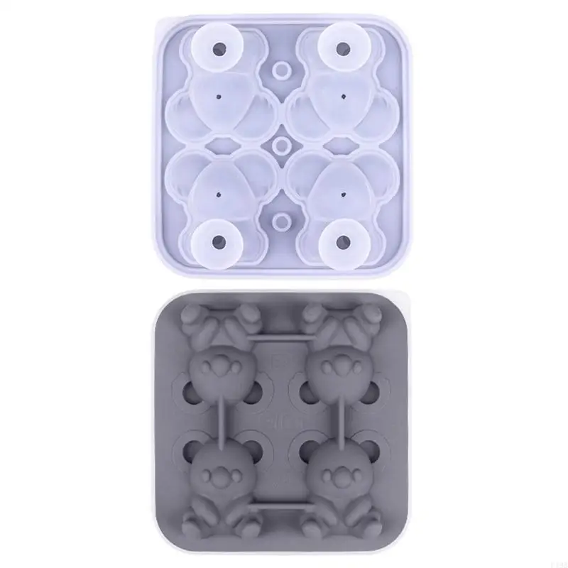 F19B Ice Trays Unique Koala Ice Maker Ice Silicone Mold Nonstick Enduring