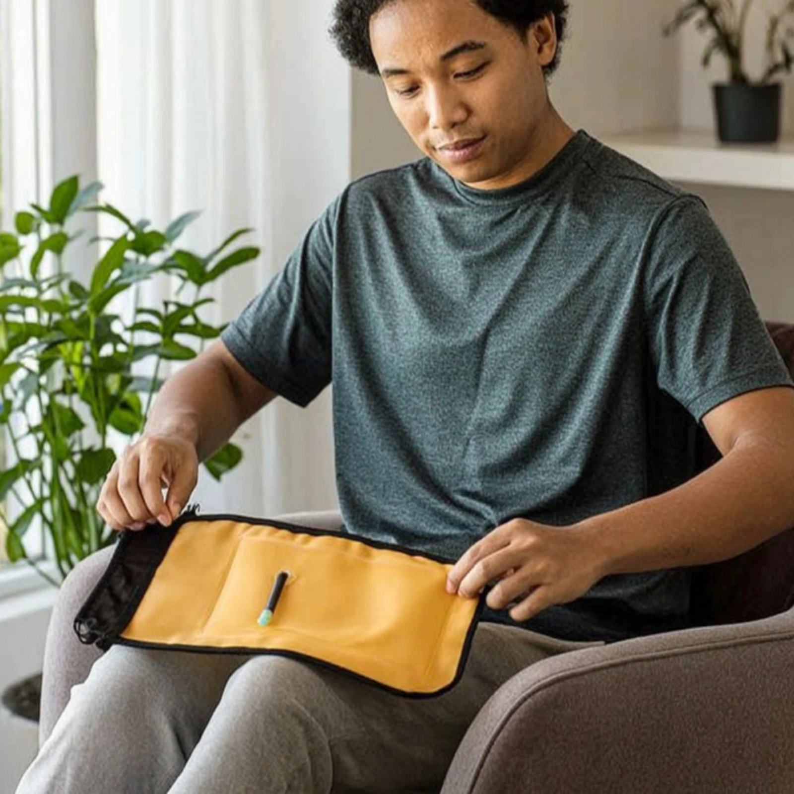 Kayak Buoyancy Bag Yellow Watercraft Buoyancy Bag Inflatable Paddle Buoyancy Bright Sturdy for Kayakers, Kayaking, Canoeing