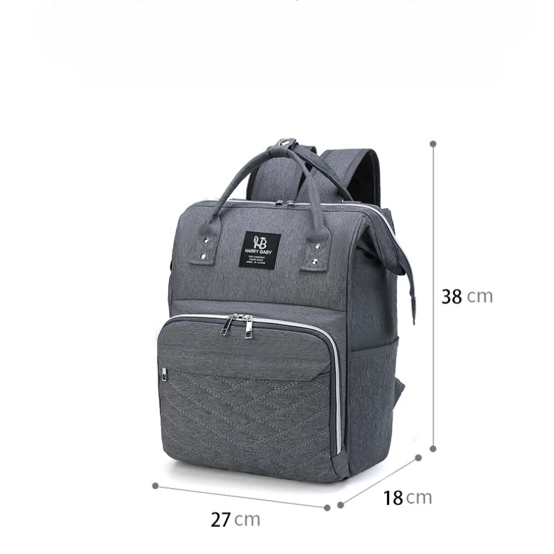 Multi-functional Mummy  Shoulder Storage Bag Out Fashion Mother USB Port Bag Large Capacity Backpack Baby Stroller Hanging Bag