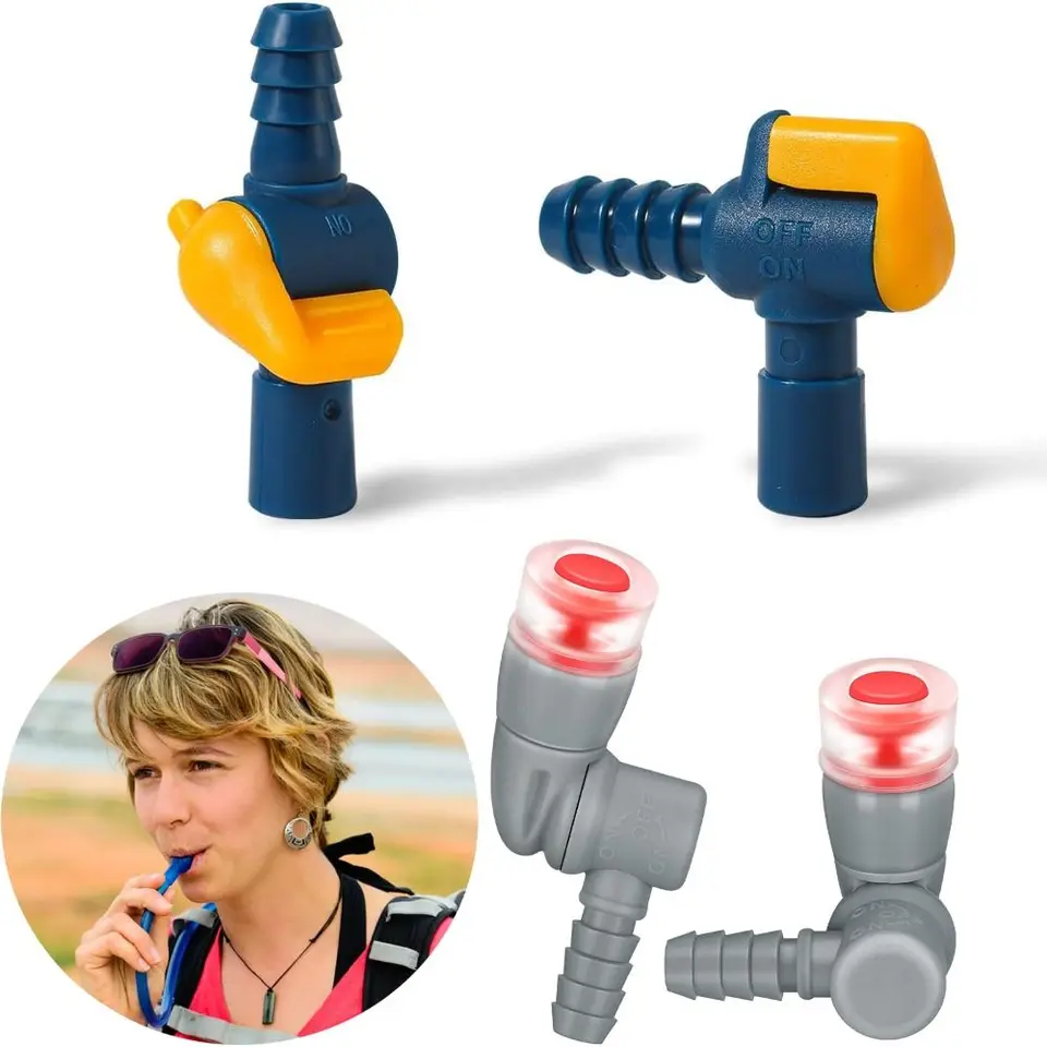 osprey hydration pack bite valve replacement [2 Pack] Cover - Compatible for Osprey, Hydrapak, Nathan & Camelbak Packs & Bladders - Install Or Replace in Seconds lasting performance 2-Pack Bite Valve Replacement For
