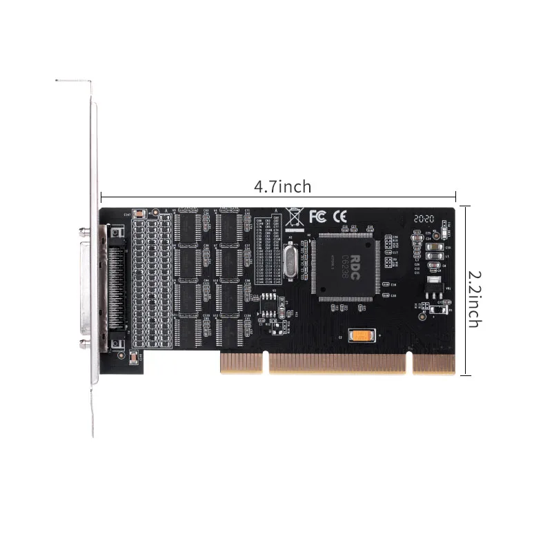 IOCREST with low profile bracket 8 Ports RS232 DB-9 Com PCI Serial Controller I/O Card with Fan-out Cable image 4