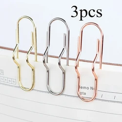 Paper Clip Metal Pen Holder Clip Multifunctional Paper Fix Clips Journal Document Clip Notebook Pin Pocket Accessories Wholesale