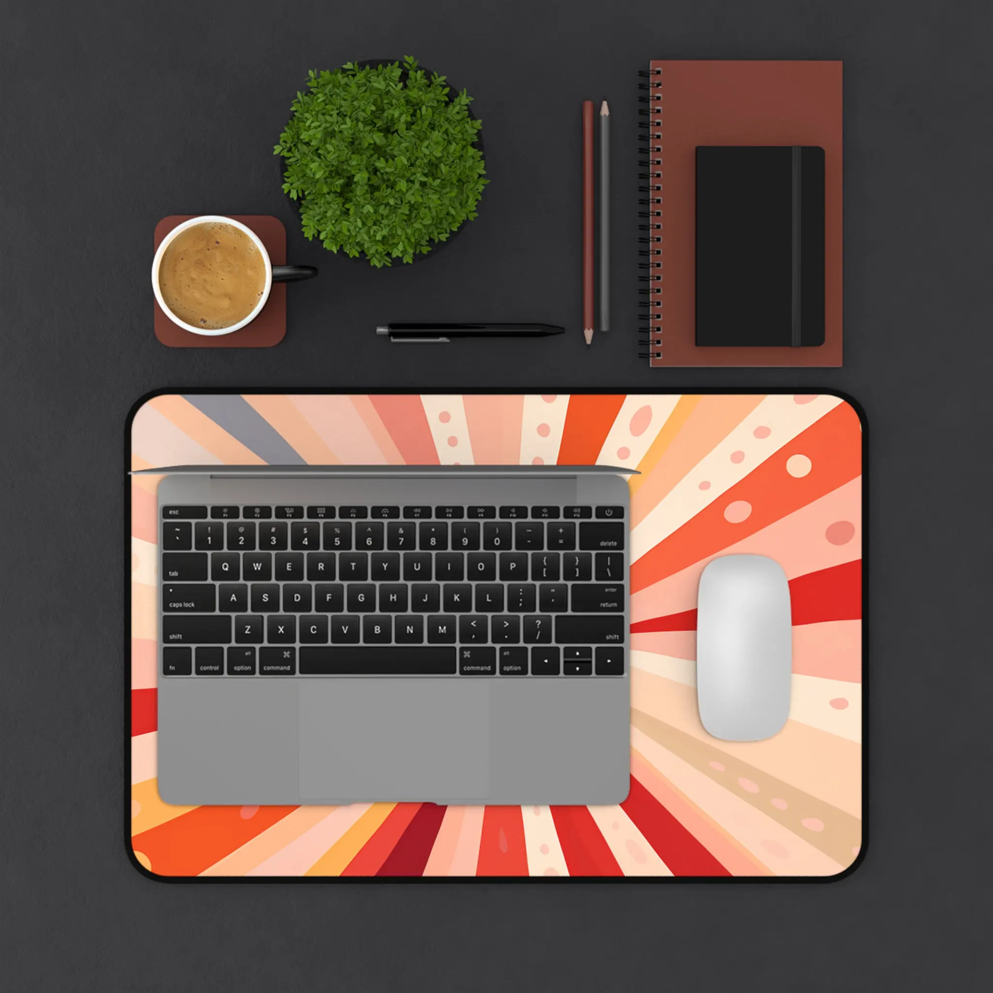 Boho Desk Mat, Large Mouse Pad, Abstract Desk Mats, Office Gift, Gaming Desk Pad, Colorful Aesthetic Mousepad, Minimalist XXL