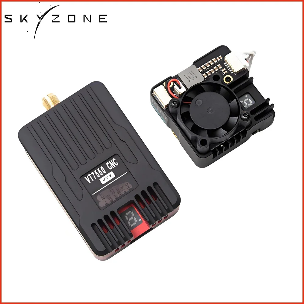 

SKYZONE VT6550 CNC 6.5G 4W VTX/VT7550 CNC 7.5G 5W VTX and Mushroom V2 Antenna For RC Quadcopter FPV Goggles