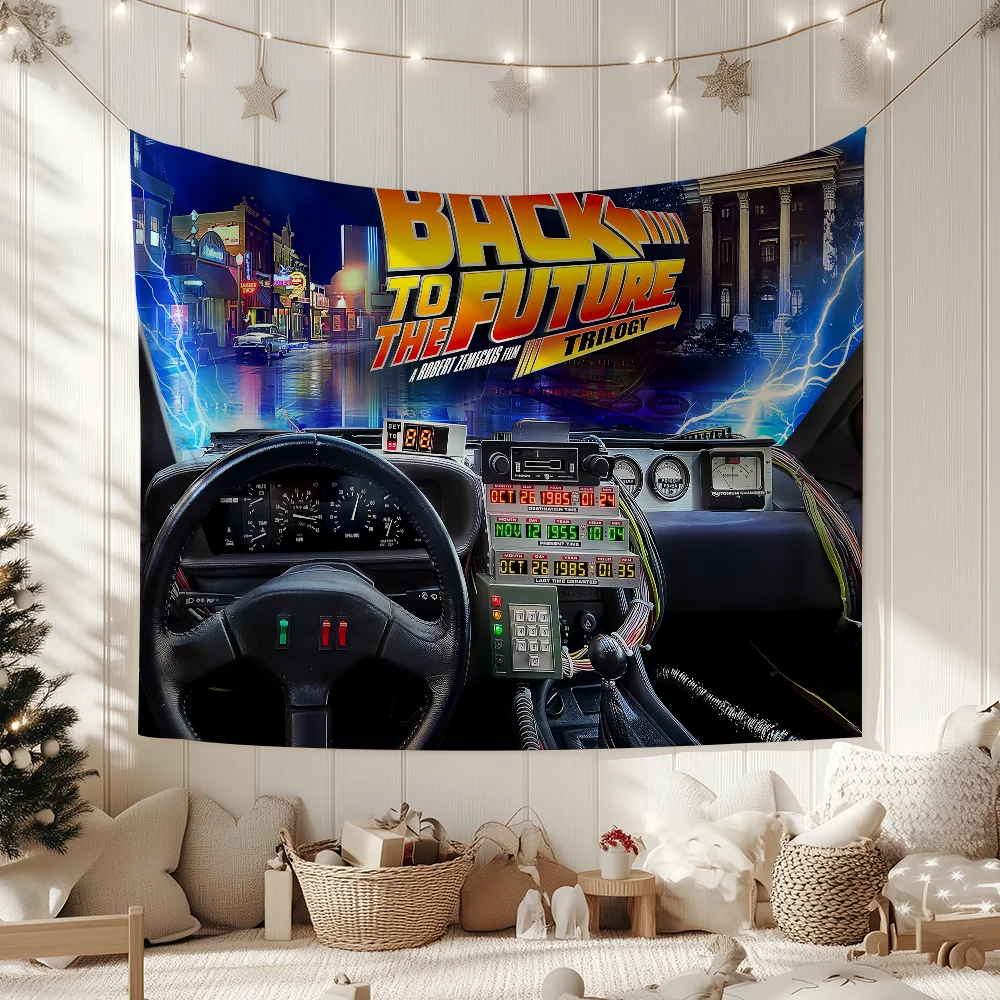 Moive Back to the Future flag Decorative Banners Suitable For Outdoor Camping Family Parties And Garden Walls Gift