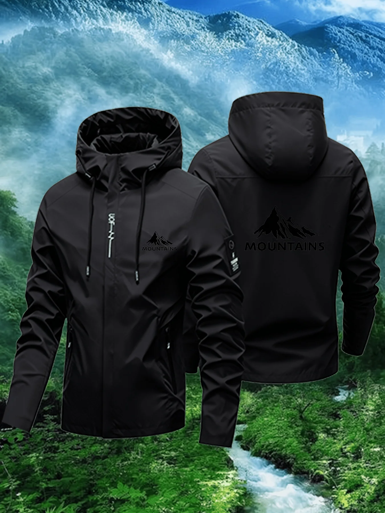 New Plus Size Jacket Easy to Clean Plus Size Jacket Simple and Elegant Outdoor Hiking Fashion Jacket Plus Size Jacket