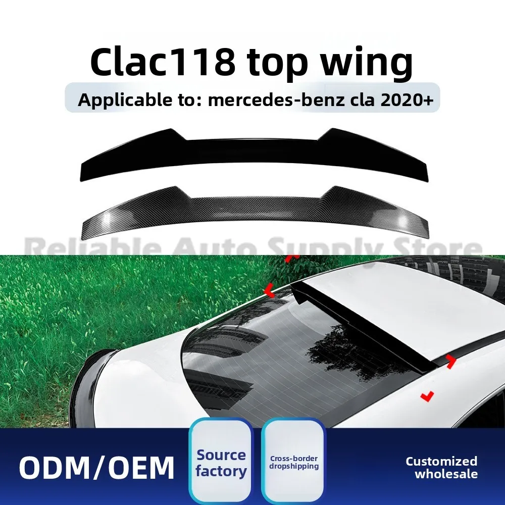 

For Mercedes CLA Class C118 2020+ AMG Roof Spoiler Rear Wing Lip Trunk Spoiler High Quality Aerodynamic Styling Upgrade
