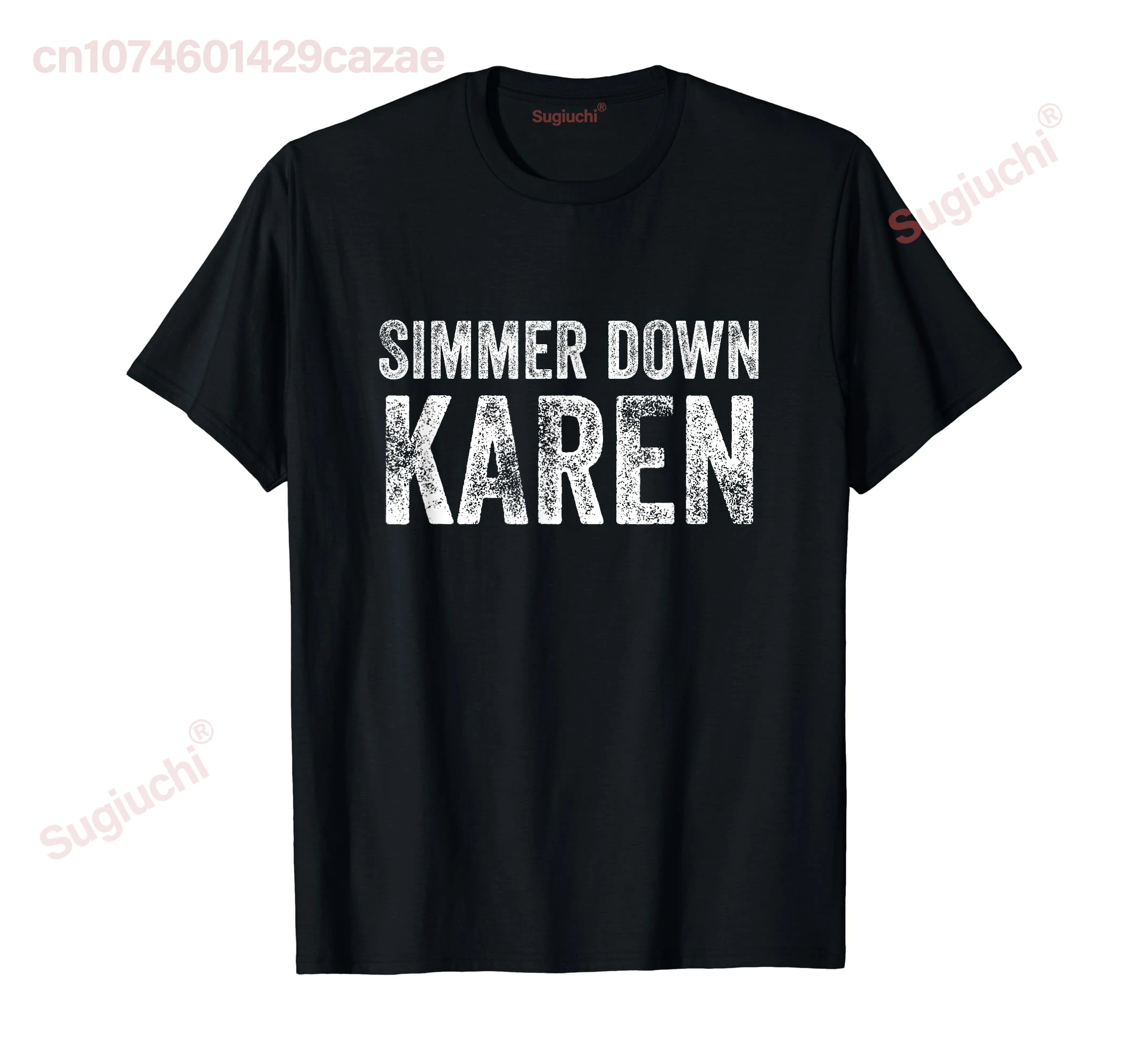 100% Cotton Simmer Down Karen Funny Karen Shirt Men Women Karen Meme T-Shirt MEN WOMEN UNISEX T Shirts Size S-6XL