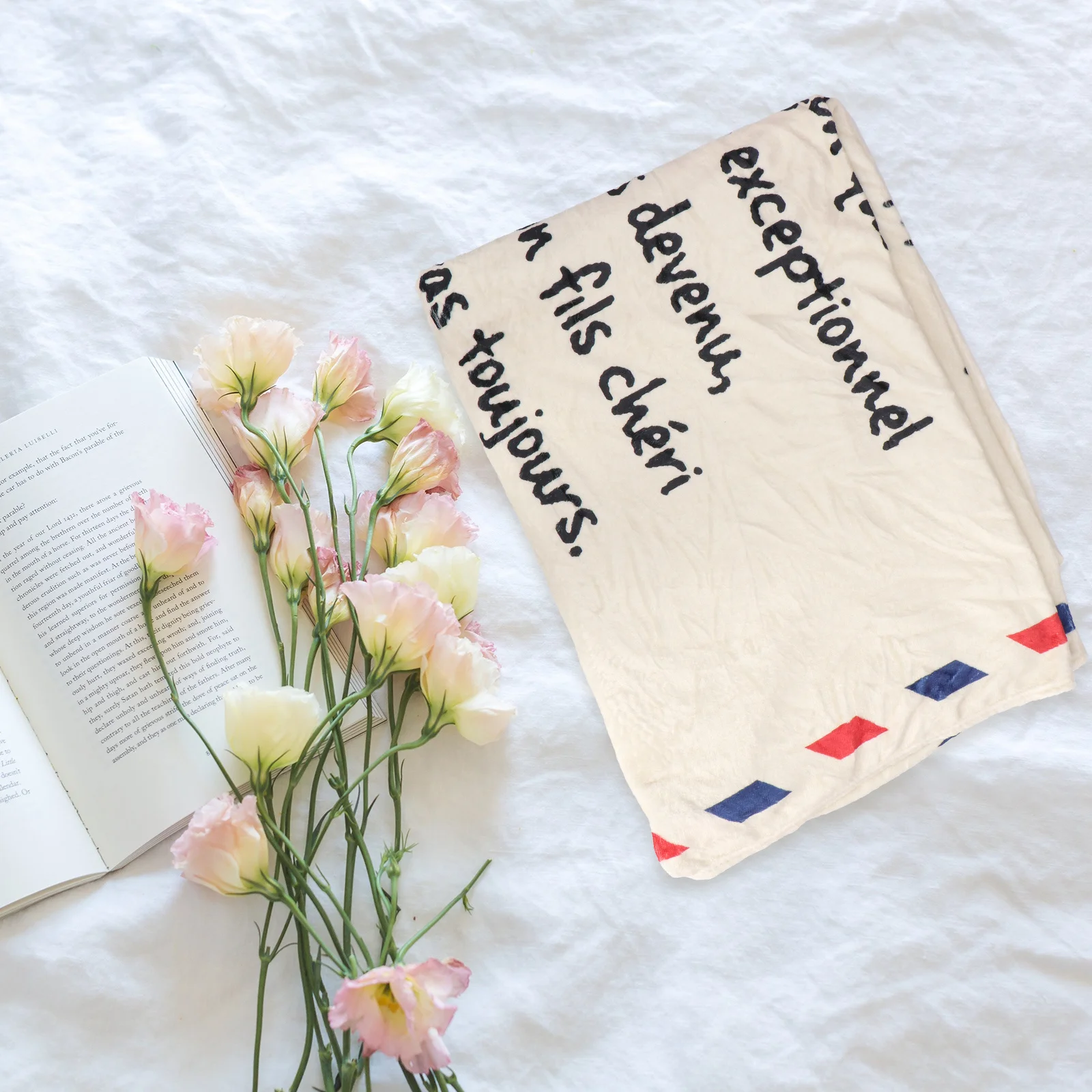 1개 셰르파 플리스 담요 레터 패턴 따뜻한 플란넬 담요 침대 소파 장식용 가정 사무실 수면 겨울 선물