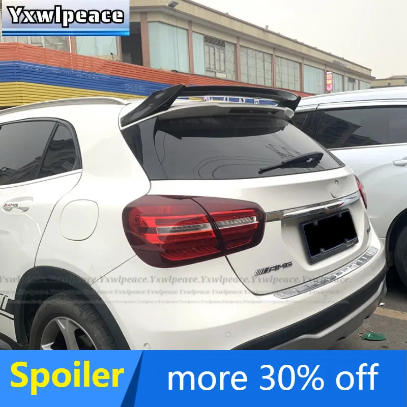 

For Mercedes GLA X156 Roof Spoiler GLA200 GLA250 GLA45 AMG High Quality ABS Material Unpainted Color Rear Trunk Wing