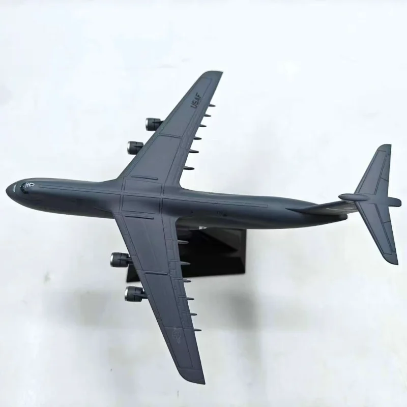 Diecast 1/400 Scale US Air Force Lockheed C-5 Galaxy Strategic Transport Aircraft Alloy Model Collectible Toy Gift Souvenir