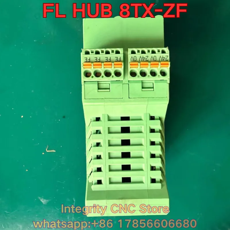 Second-hand FL HUB 8TX-ZF fiber optic data switch function test is normal 2832551
