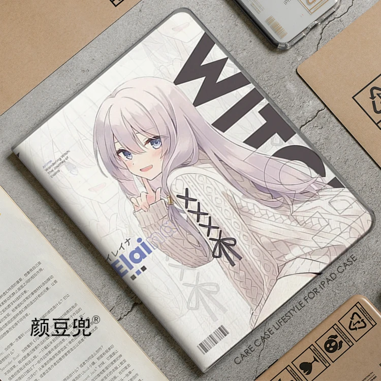 

イレイナ Anime Elaina Wandering For iPad Air 4 5 Mini 5 6 Case Luxury Silicone For Pro 12.9 11 For iPad 10th Protective Shell Pro13