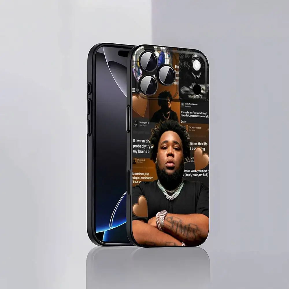 حافظة هاتف R-Rod Wave SoulFly Last Lap لهاتف iPhone 17,16,15,14,13,12,Pro,Max,Plus,E,SE4,Air,غطاء ناعم أسود صغير #2